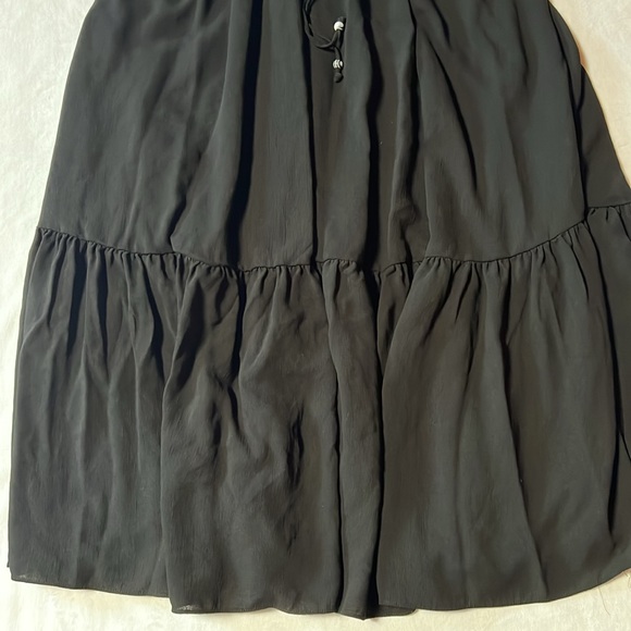 Madewell Ruched Keyhole Tiered dress dark fairy - Picture 9 of 11